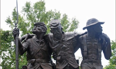 Vicksburg National Miltary Park Juneteenth - African American Memorial by Ron Cogswell