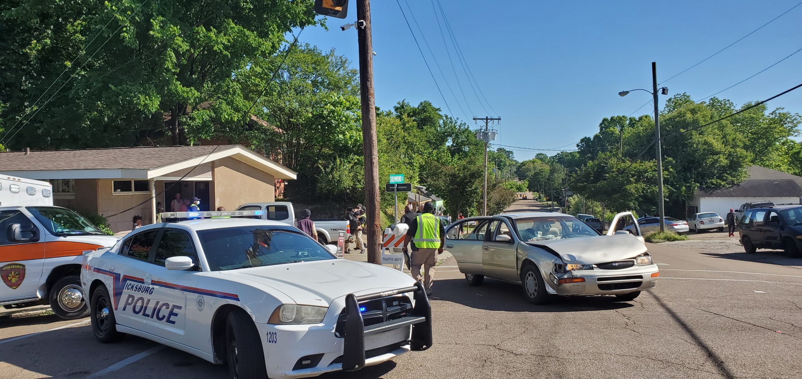 Collision at Bowmar and Drummond
