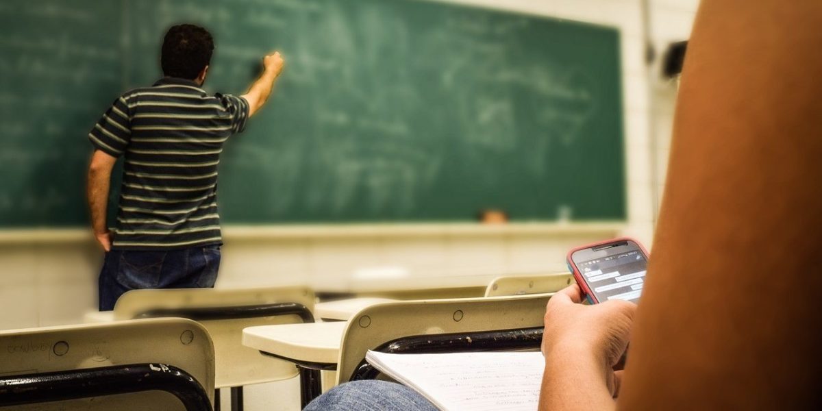 teacher at the board