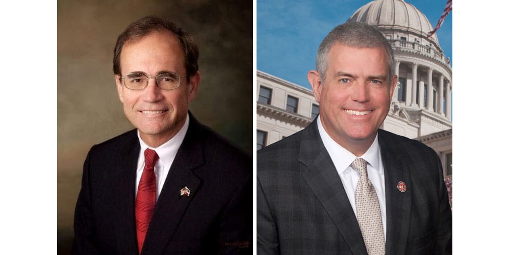Lt. Gov. Delbert Hosemann and House Speaker Philip Gunn