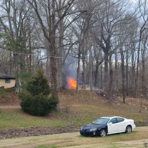 Pleasant Valley Drive fire
