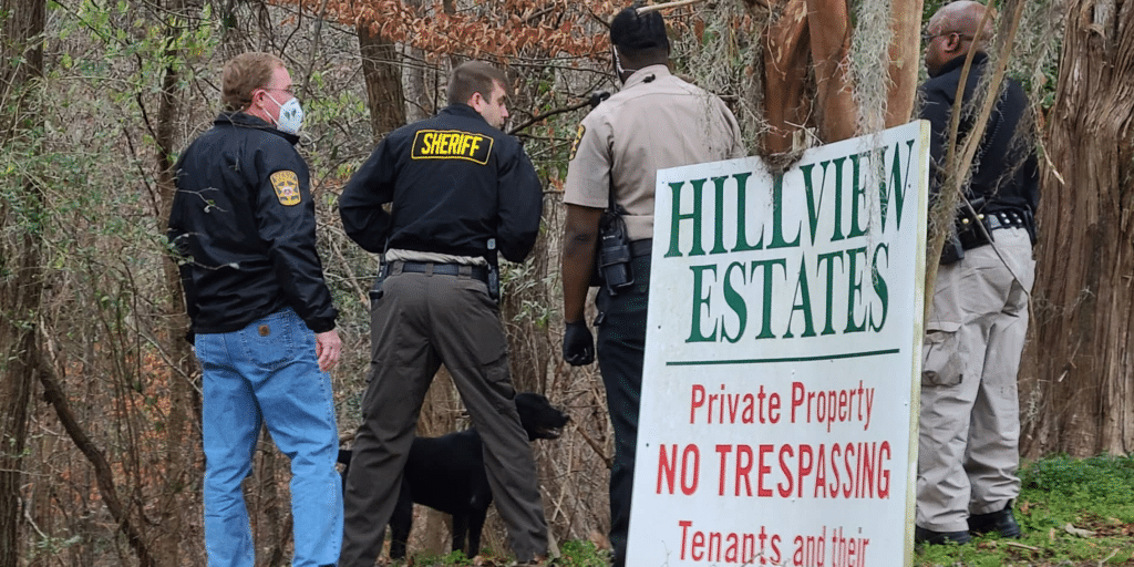 manhunt in progress