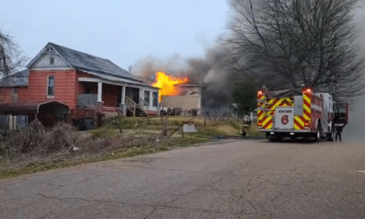Hossley Street structure fire