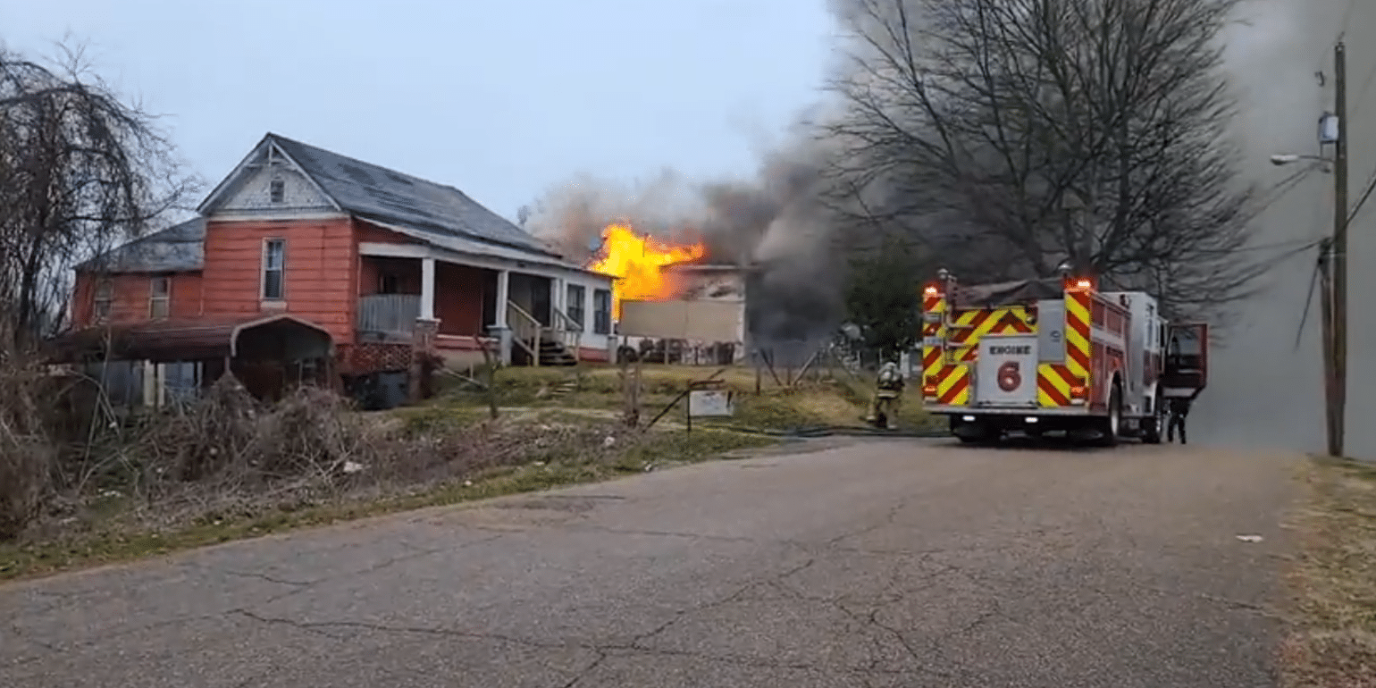 Hossley Street structure fire