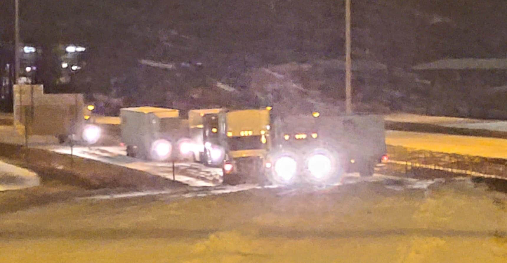 18-wheeler sideways