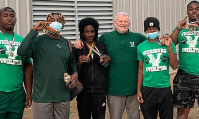 Vicksburg High School powerlifting team