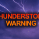 thunderstorm warning