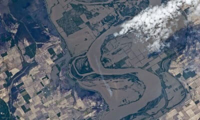 Nasa view of MS River at Vicksburg
