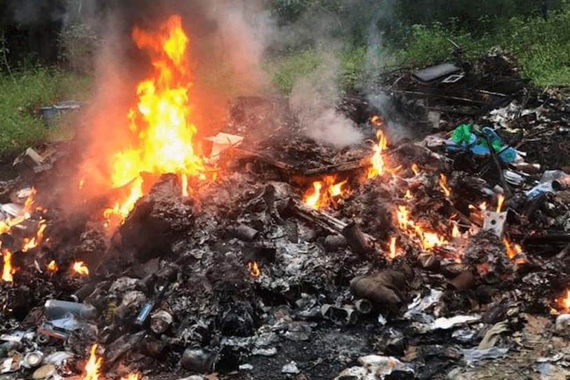 trash fire
