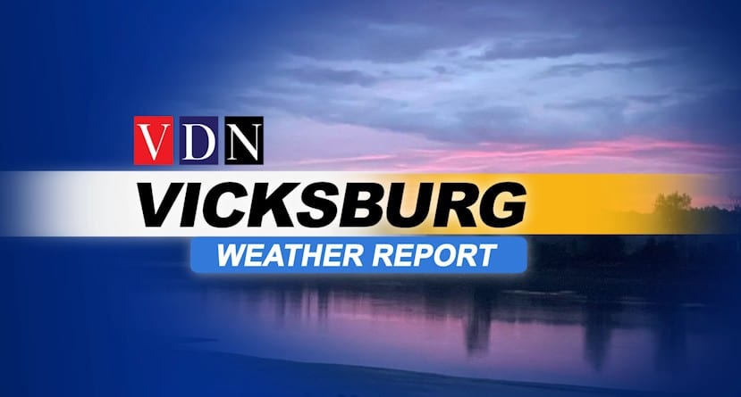 vicksburg daily news weather report warren county