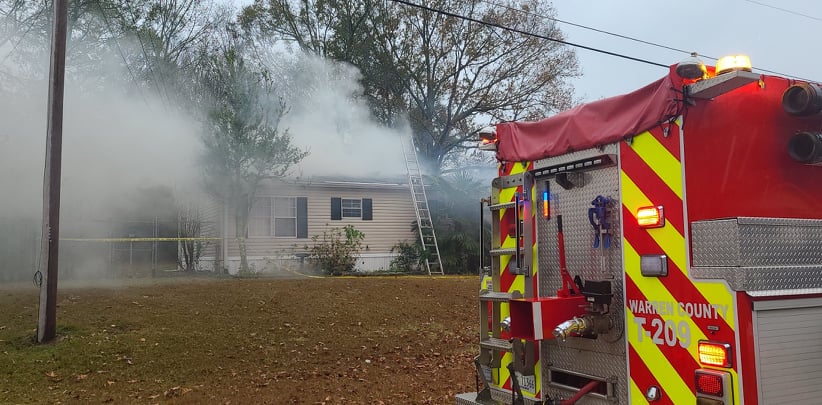 Warren County home in flames after escaping fire threat the day prior ...