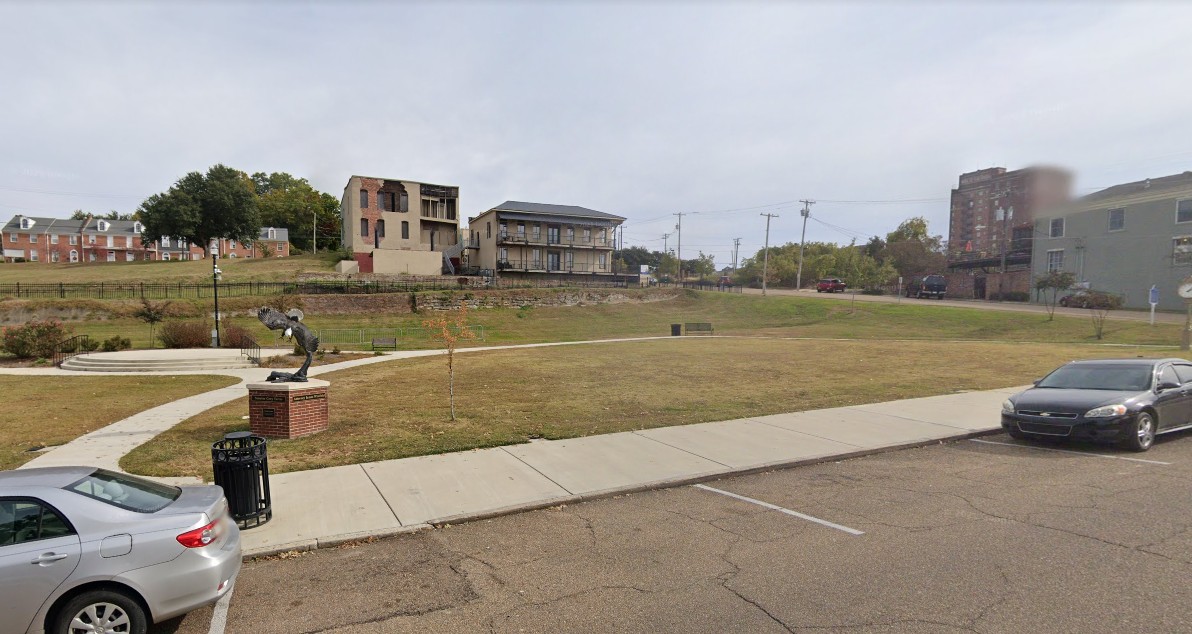 Washington Street Park in downtown Vicksburg, Miss.
