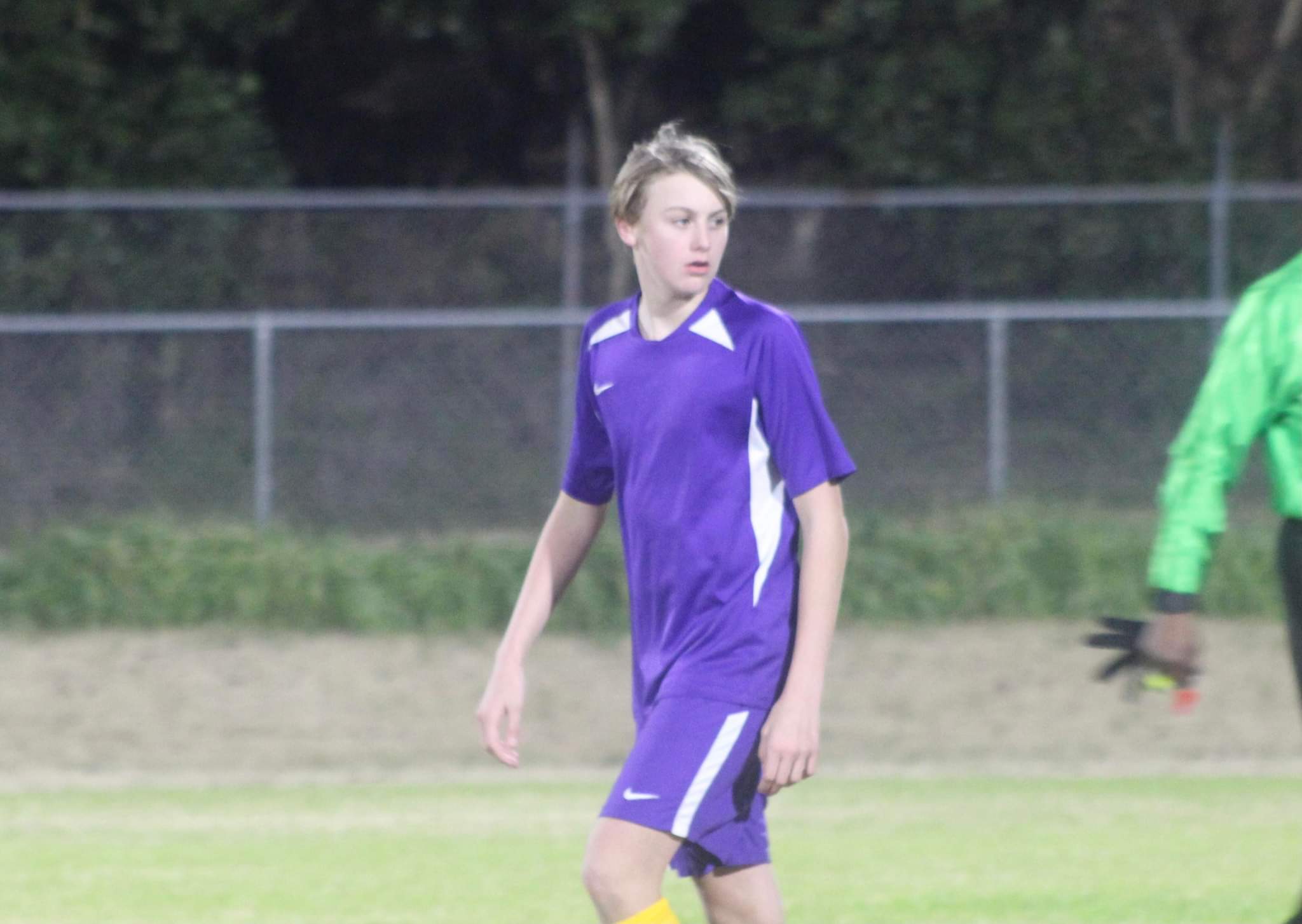 Saint Aloysius soccer player
