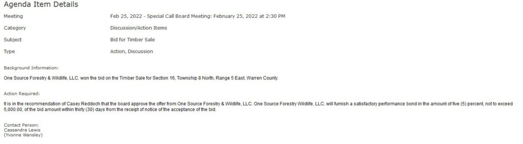 special meeting