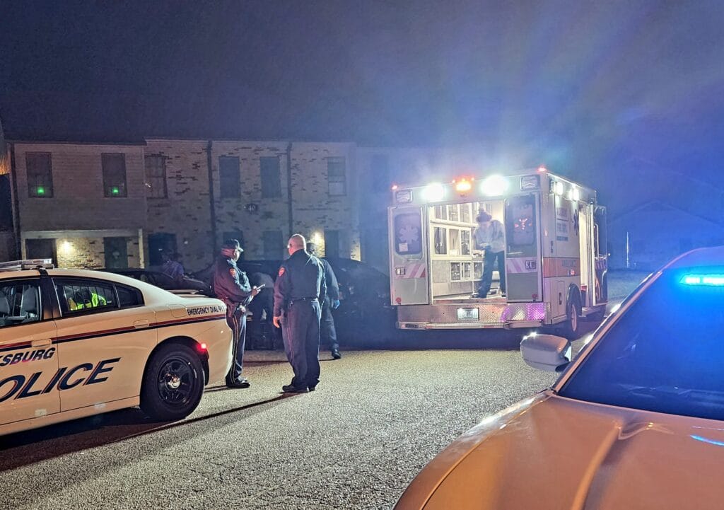 In front of building 30. Photo by David Day