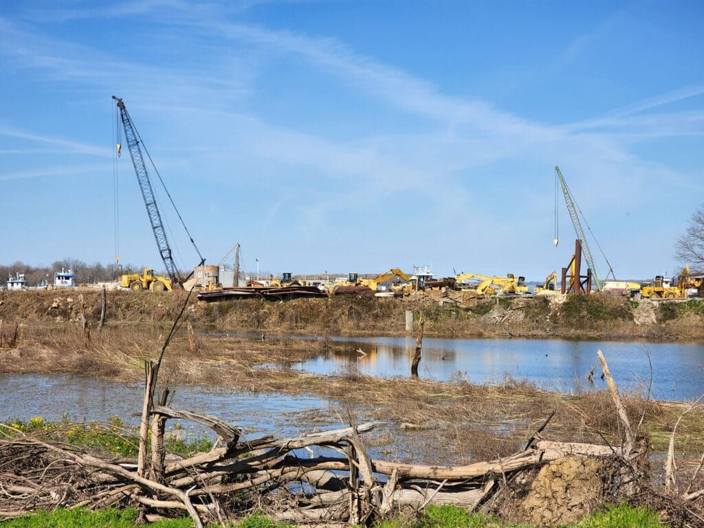 The rock yard from Dorsey Street. Photo by David Day