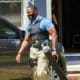 A VPD officer was observed carrying a battering ram. Photo by David Day
