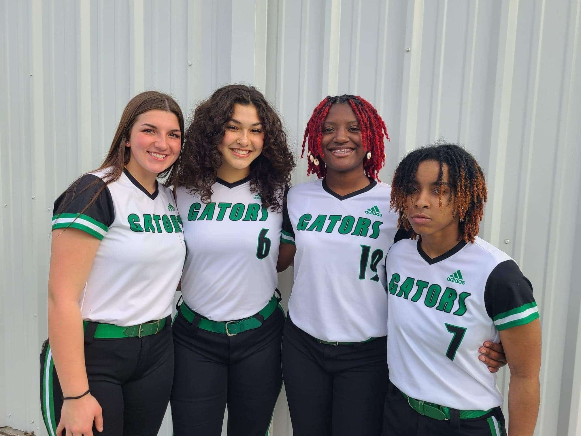 Charli VanNorman, Lexi Kistler, Kellisia Walker, and Vijae Flaggs