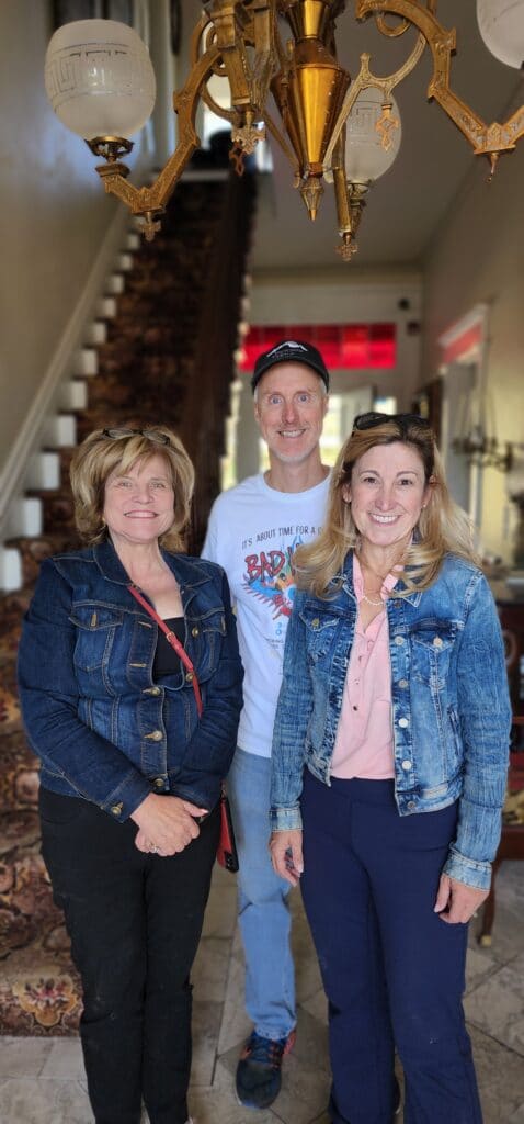 Harley Caldwell, Dr. Steven Reed and Kendra Reed are the new onwers of Cedar Grove. Photo by David Day.
