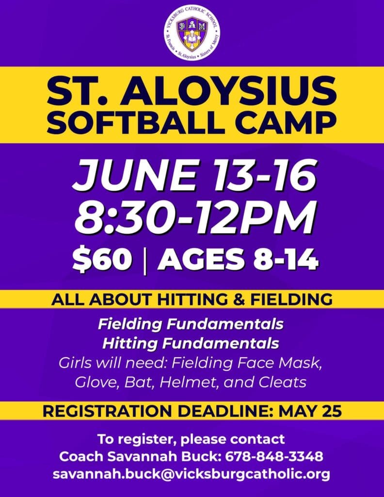 VCS softball flyer