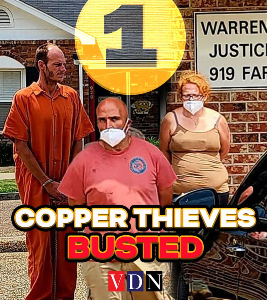 copper thieves busted