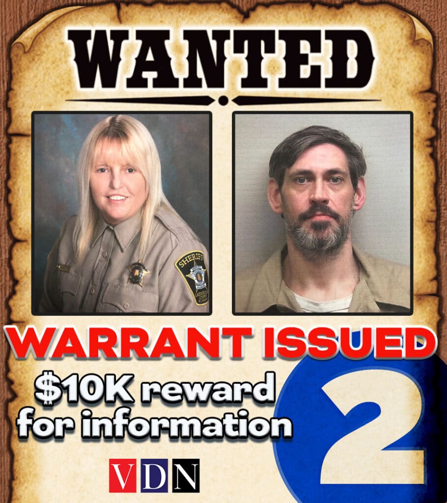 warrant for missing officer and inmate
