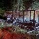 An RV was destroyed in a fire early Monday morning on Tilton Ranch Road