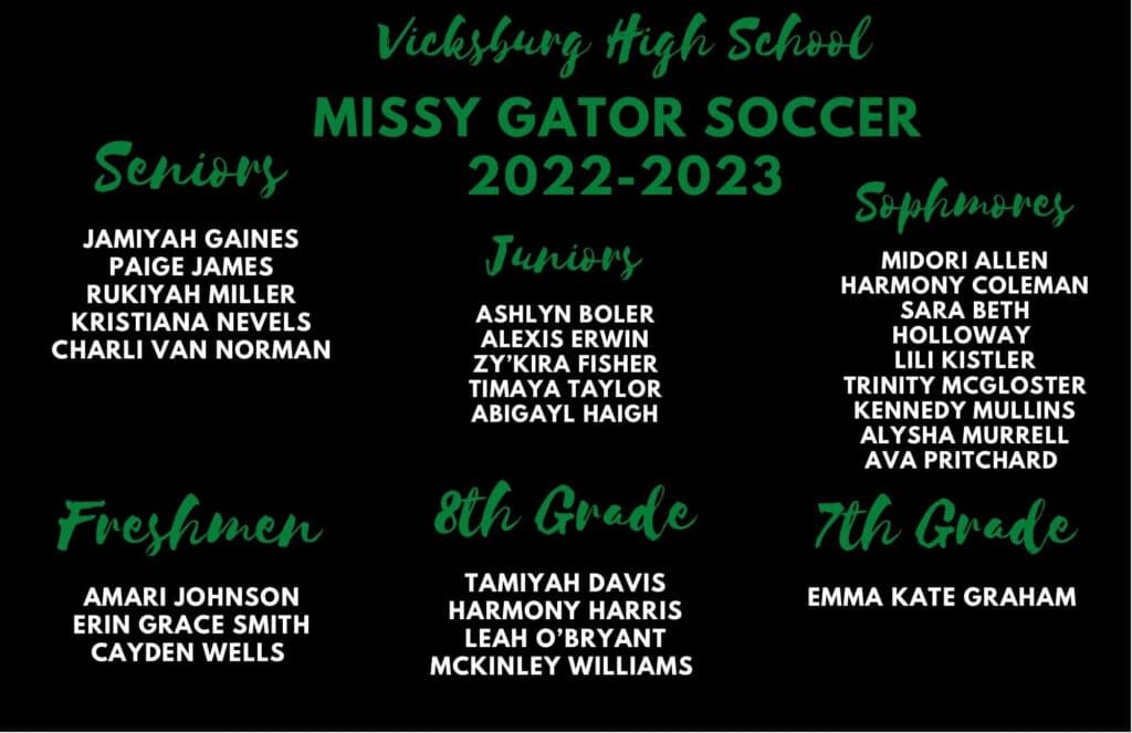 VHS Missy Gators roster