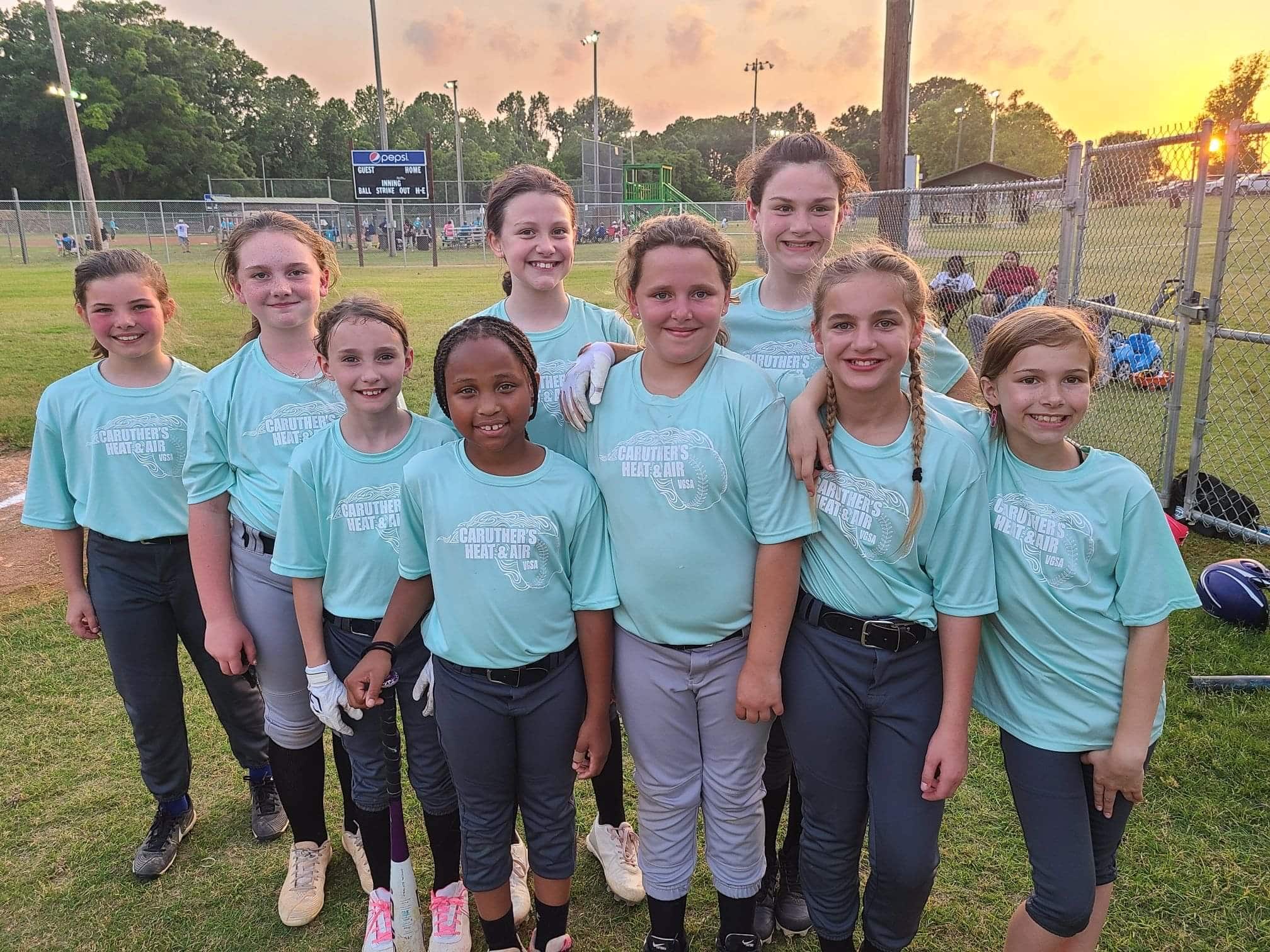 Caruther’s Heat & Air softball team: Photo by Keith Phillips
