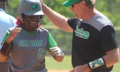 Kellisia Walker and Head Coach Brian Ellis