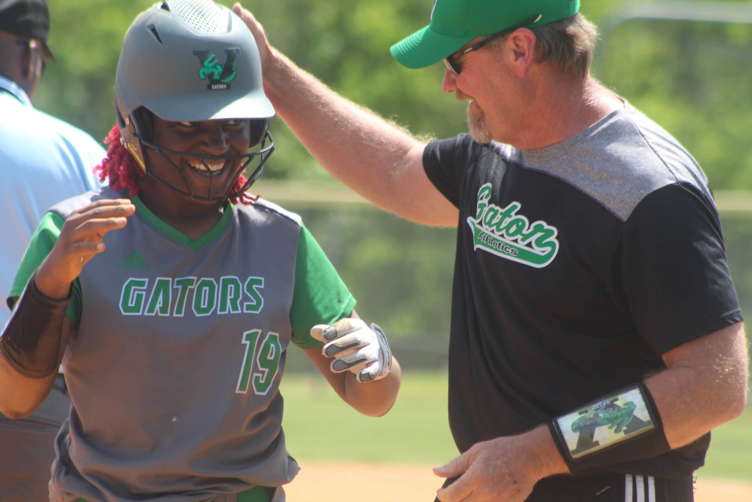 Kellisia Walker and Head Coach Brian Ellis