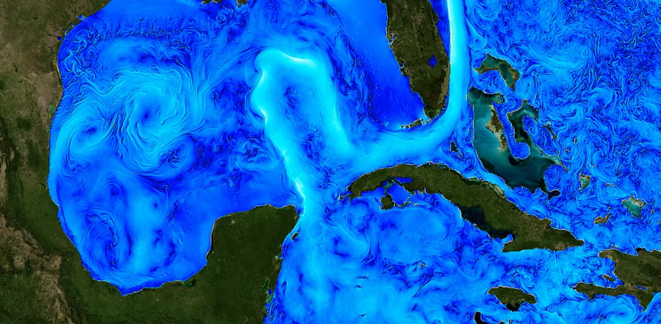 satellite heat image