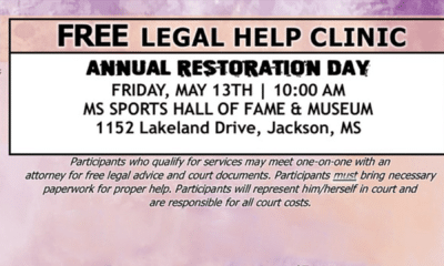 Legal clinic flyer