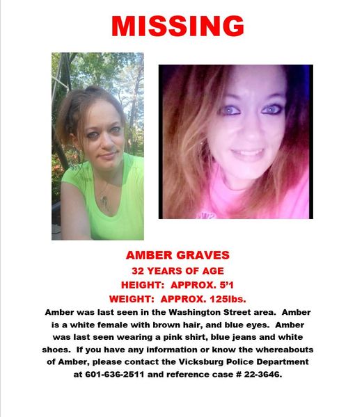 Amber Graves missing poster