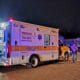 First responders on the scene of an alleged shooting. Photo by David Day