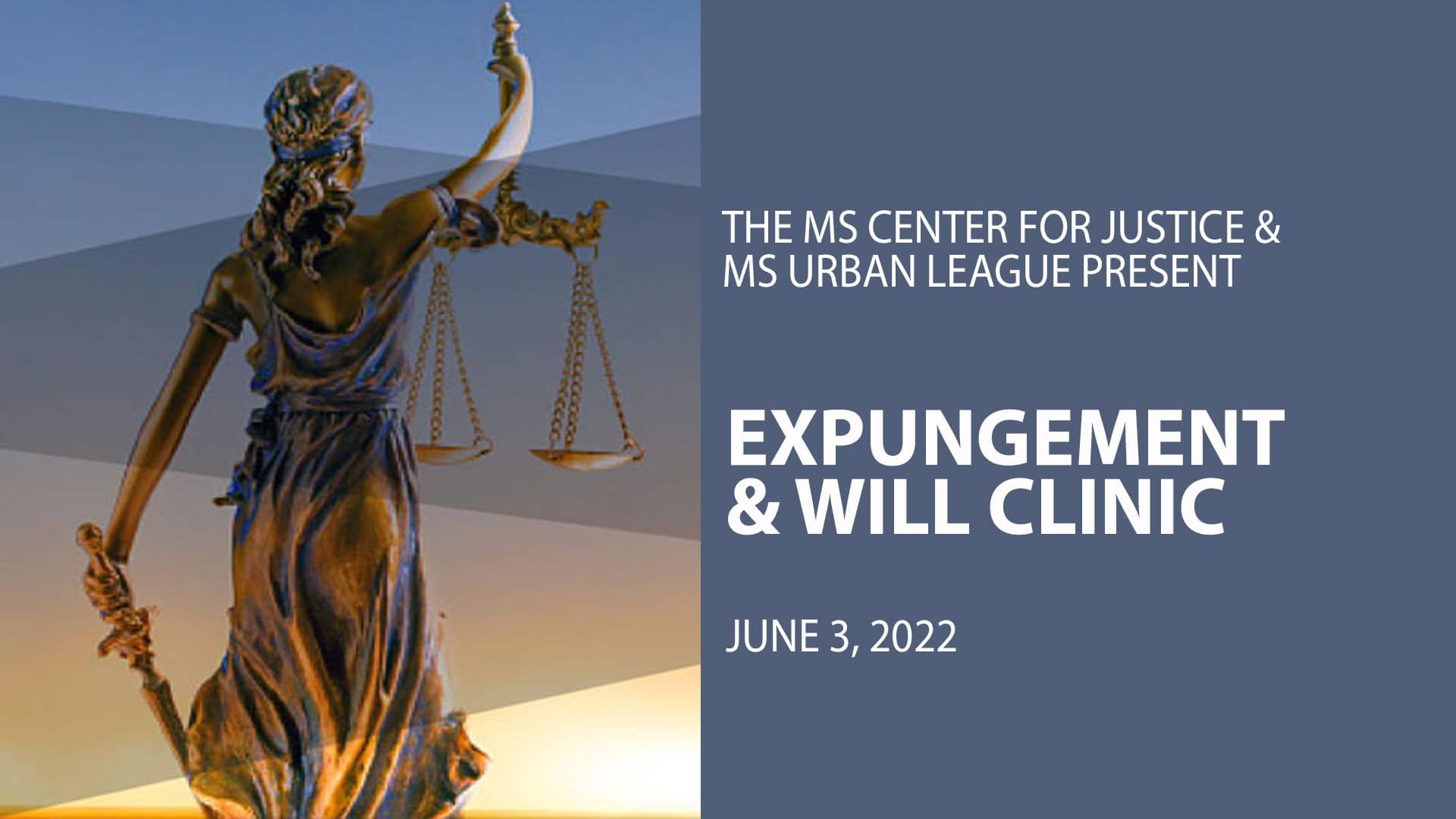 EXPUNGEMENT CLINIC