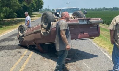 The accident scene near the Yore Store. Photo submitted.
