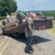 The accident scene near the Yore Store. Photo submitted.