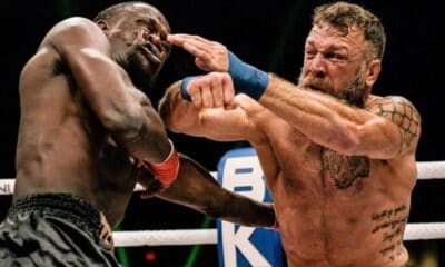 Bobby Taylor knocks out Arthur Ceesay