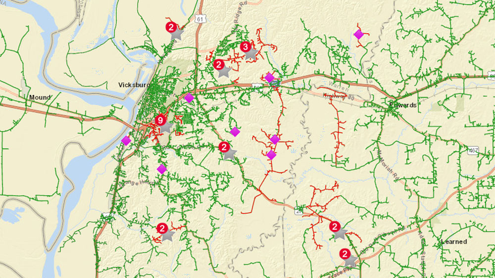 power outages