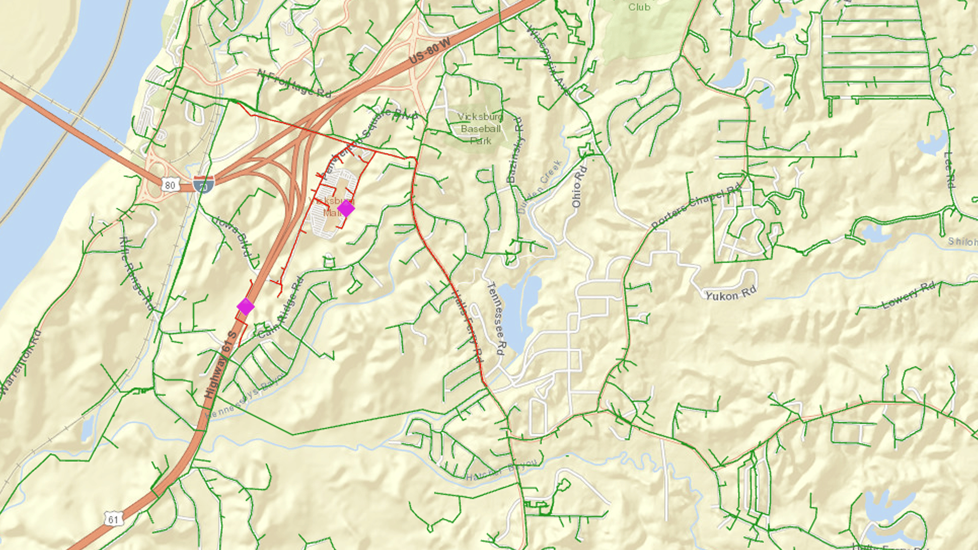 power outage map