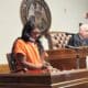 Talisha Butler and Judge James Chaney. Photo by David Day