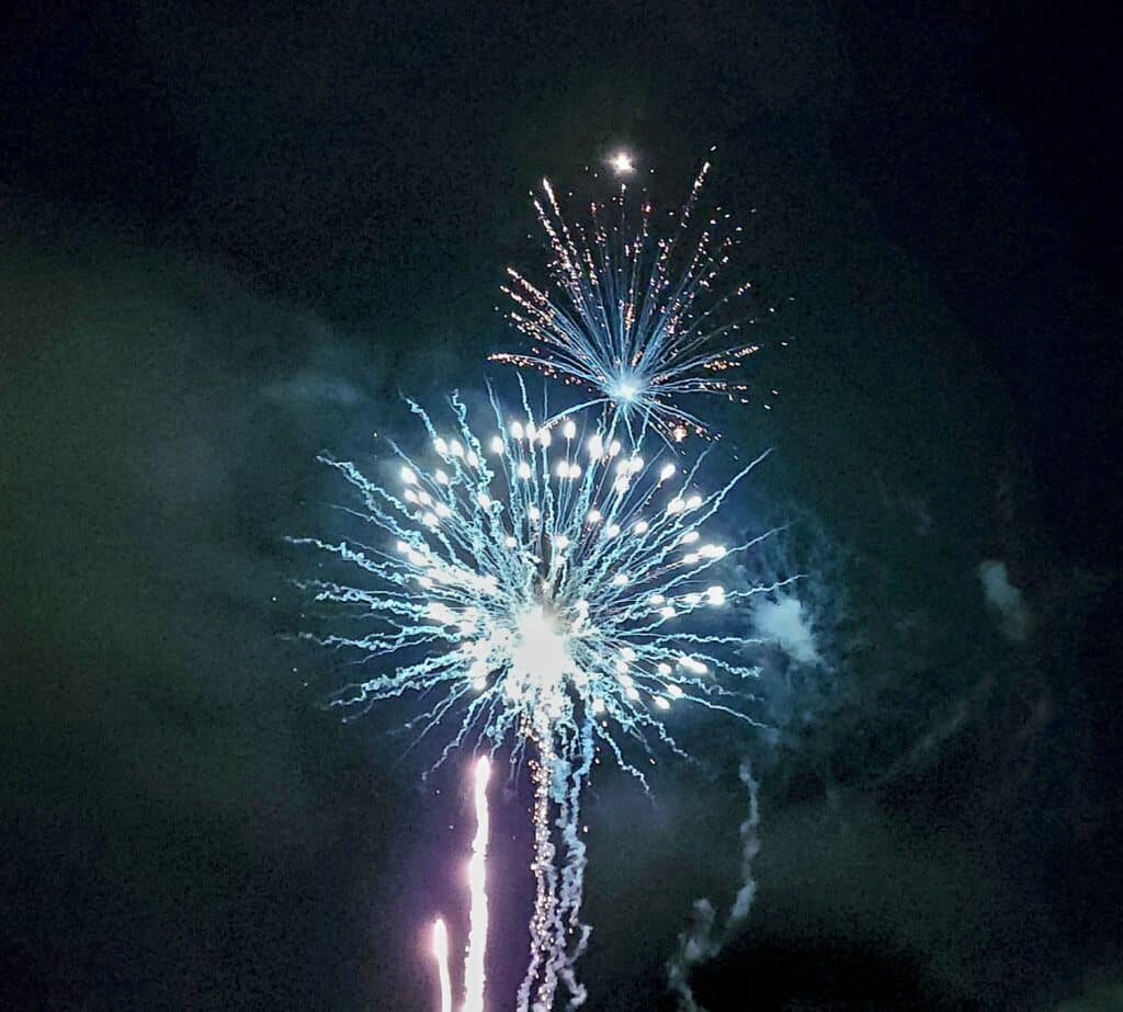 An impressive fireworks show ended the festival. Photo by David Day