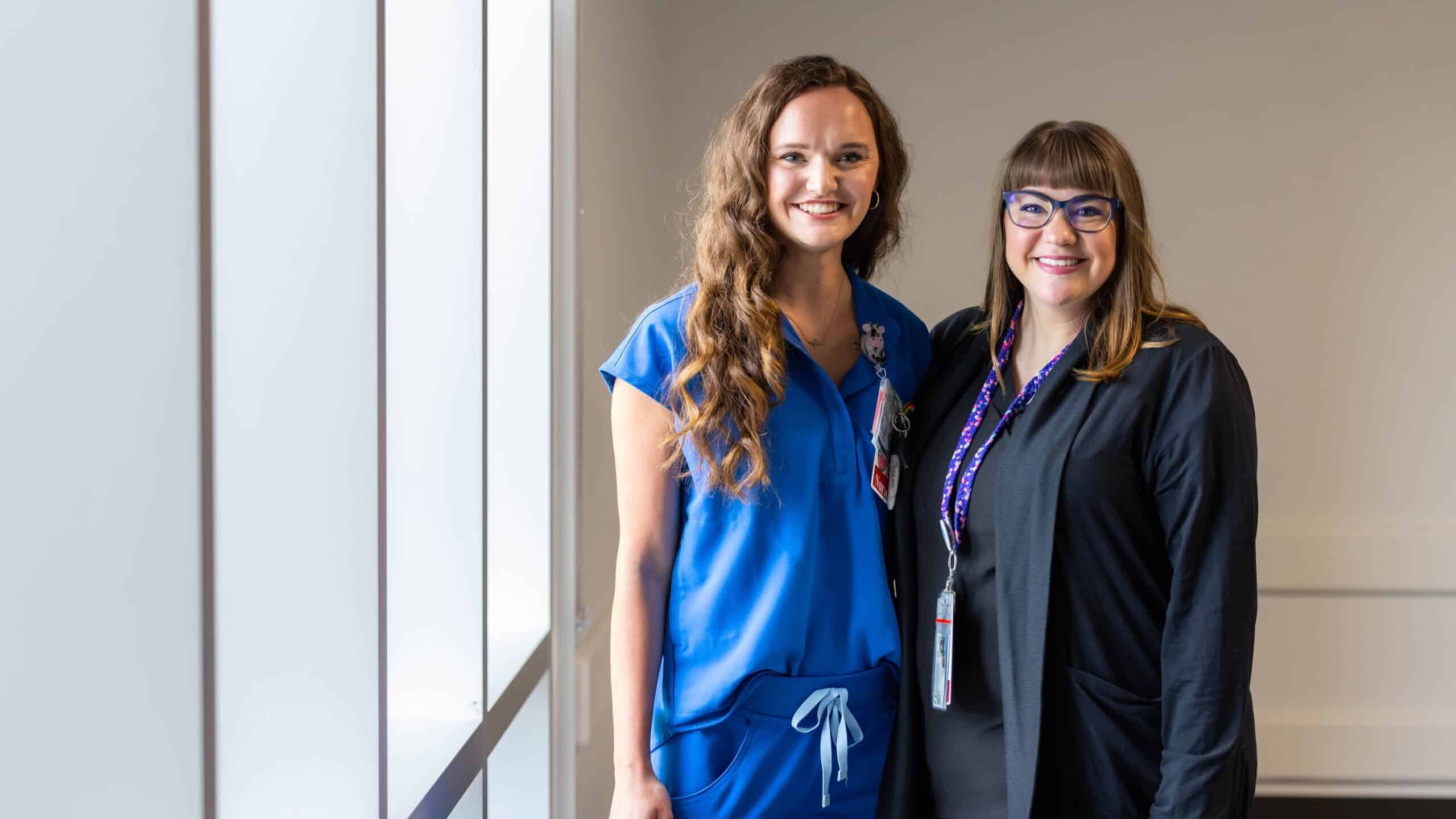 Brittany Adams and Abby McCardle