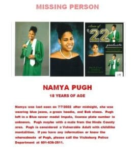 Missing person