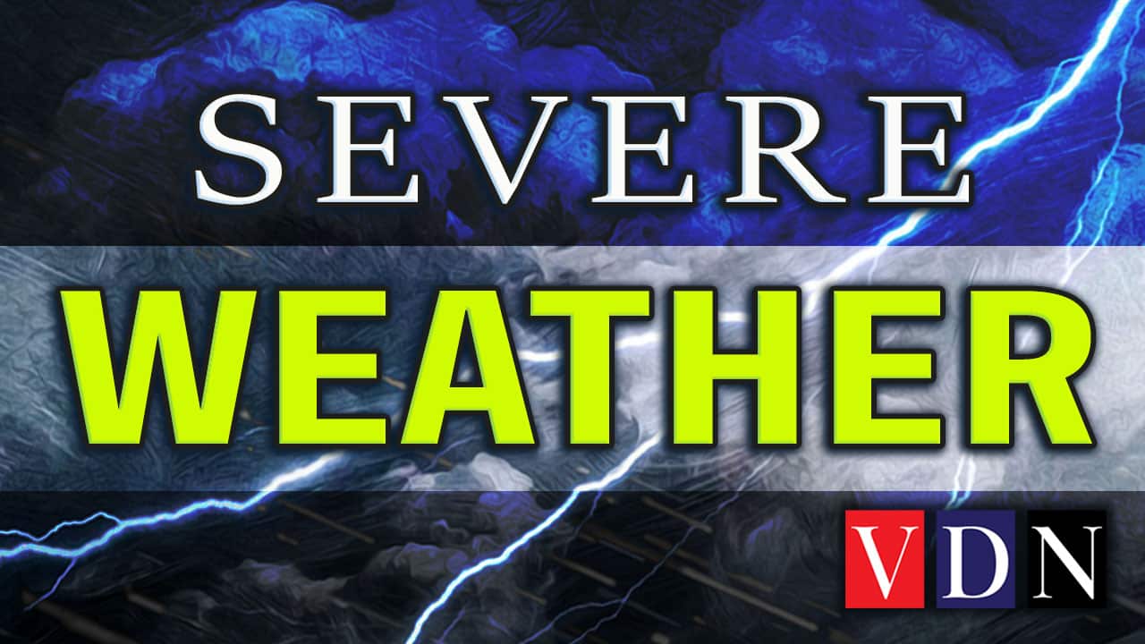 severe storm weather alert VDN