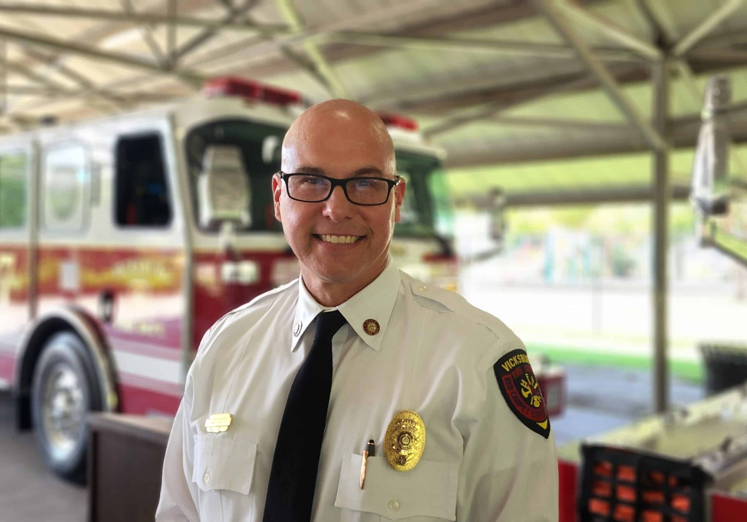 Vicksburg Fire Chief Craig Danczyk