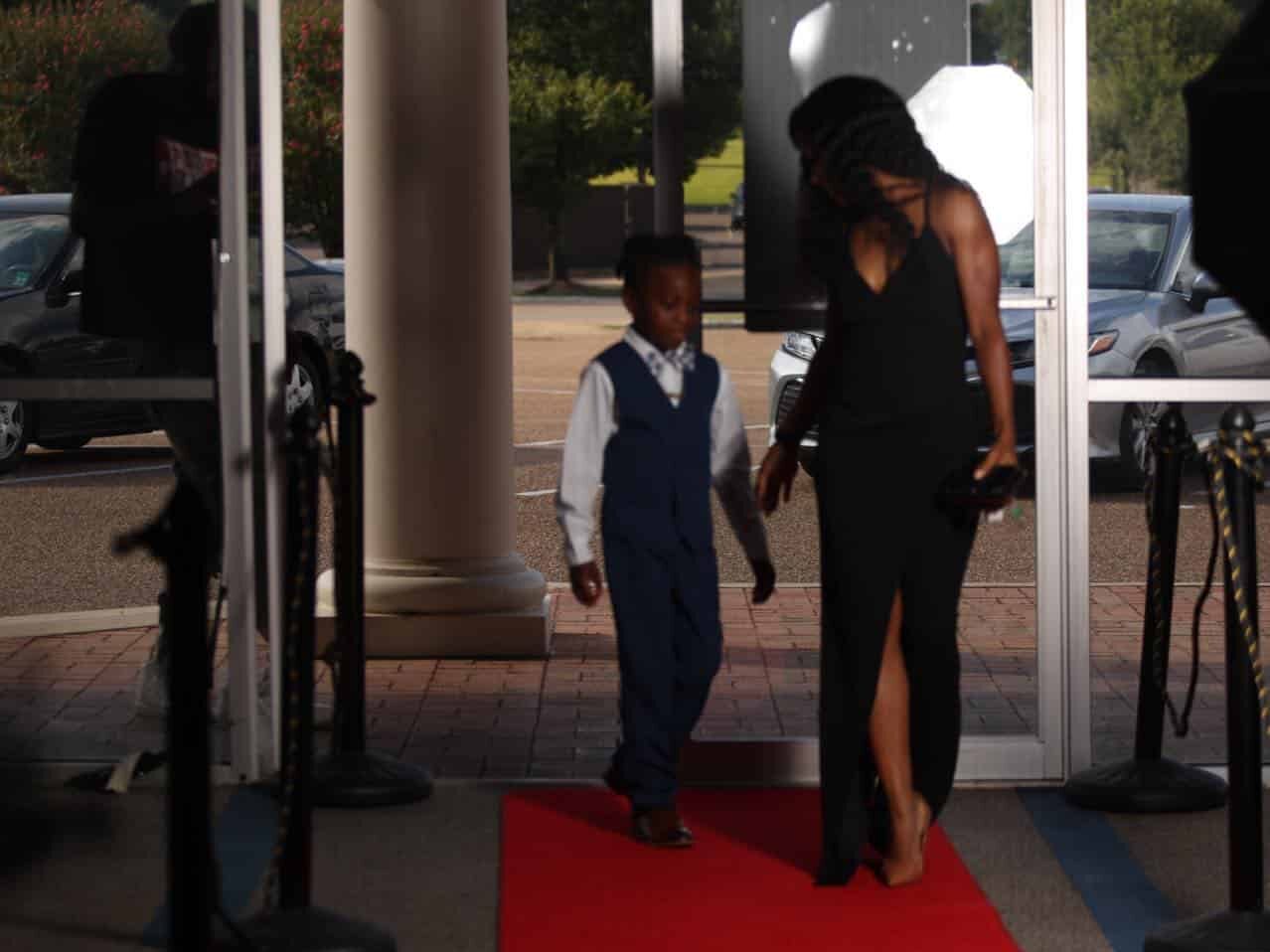 Keira Smith & Malik Dulaney mother-son date 2022