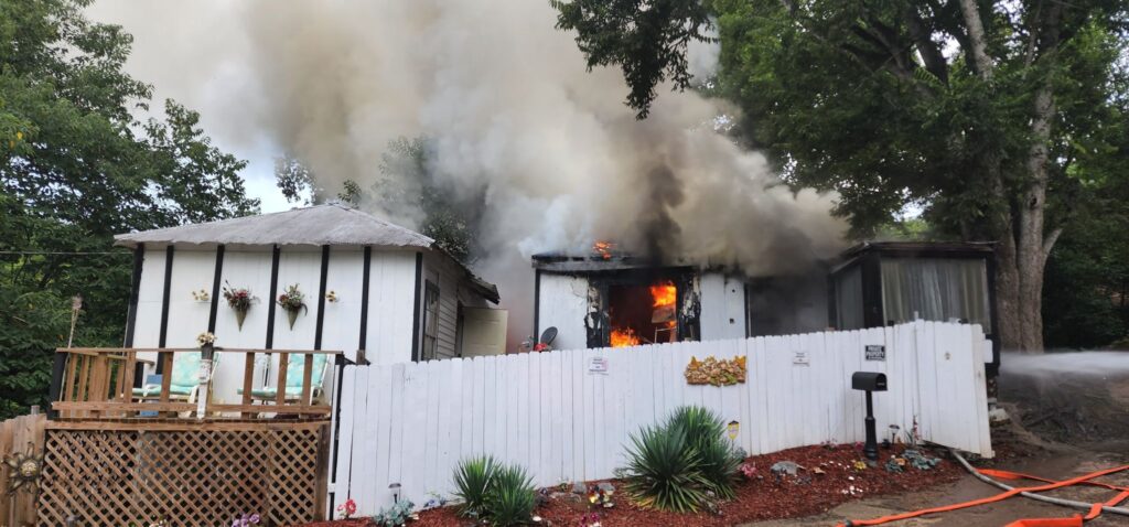 Fire on pierce street