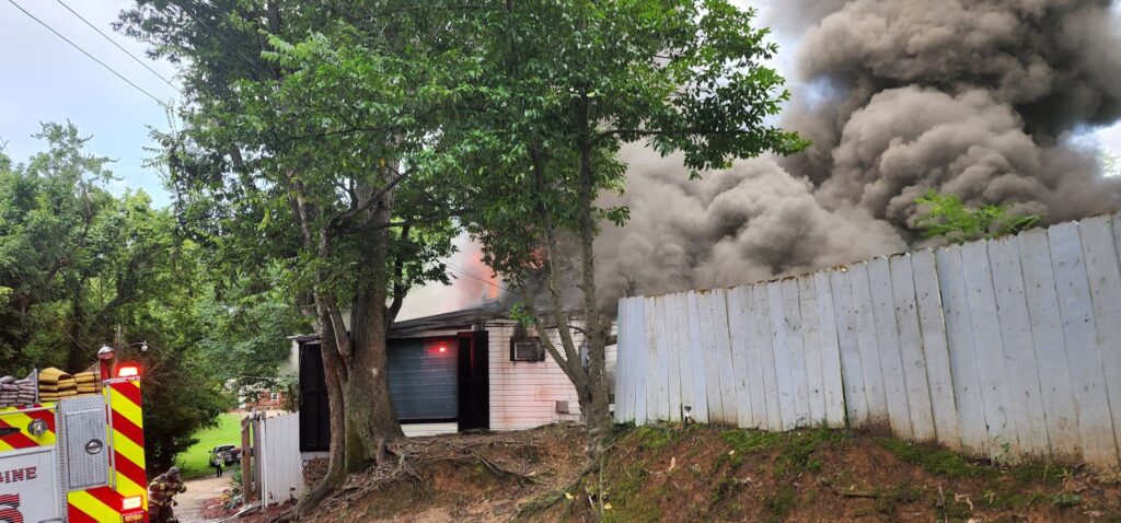Fire on pierce street